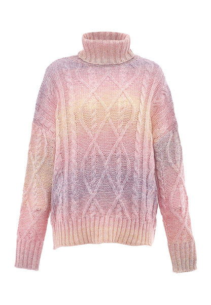 myMo Damen-Rollkragenpullover