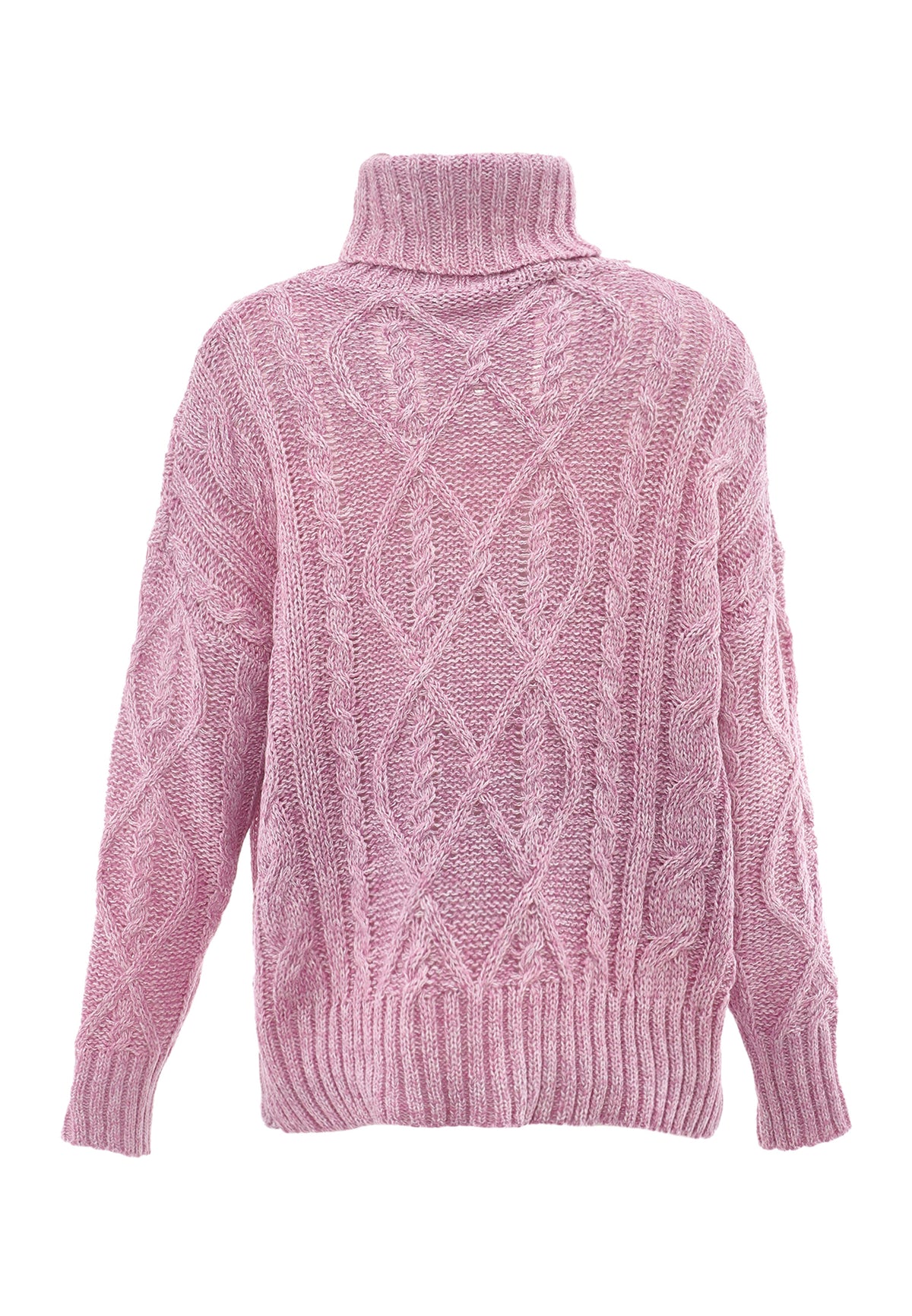 myMo Damen-Rollkragenpullover
