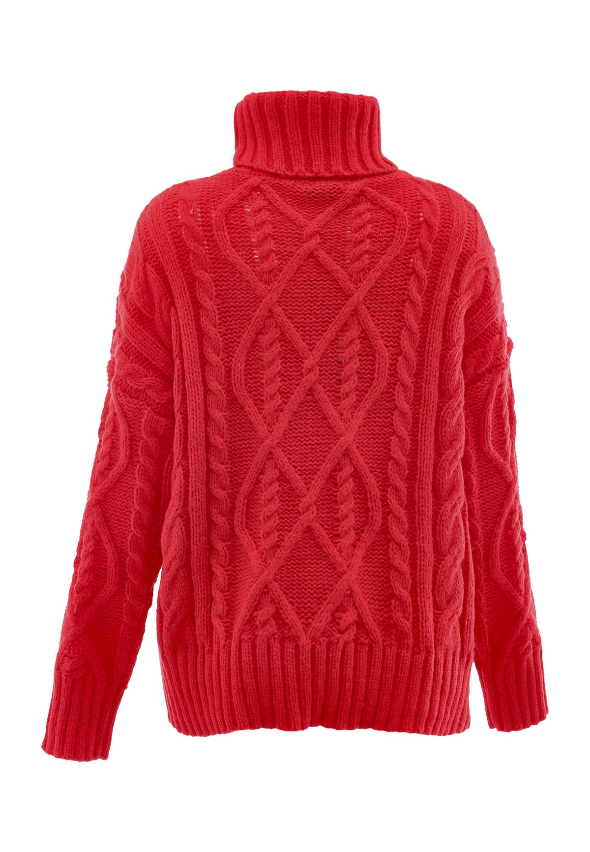 myMo Damen-Rollkragenpullover