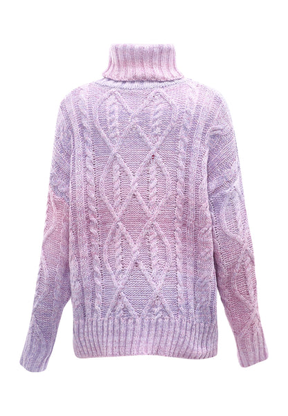myMo Damen-Rollkragenpullover