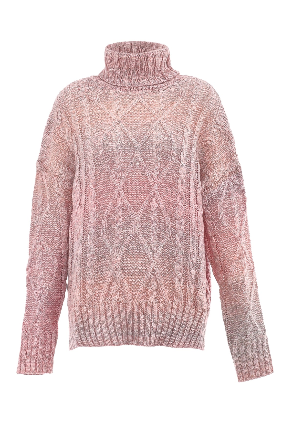 myMo Damen-Rollkragenpullover