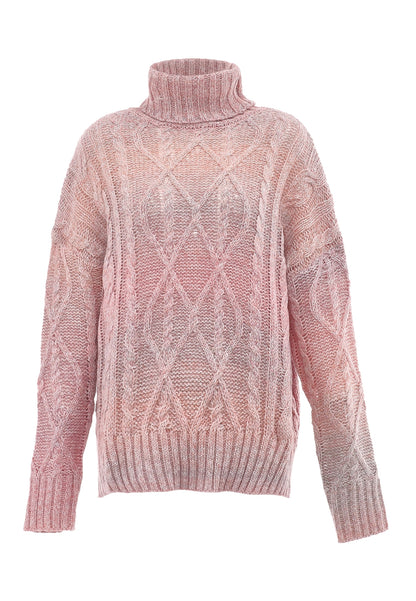 myMo Damen-Rollkragenpullover