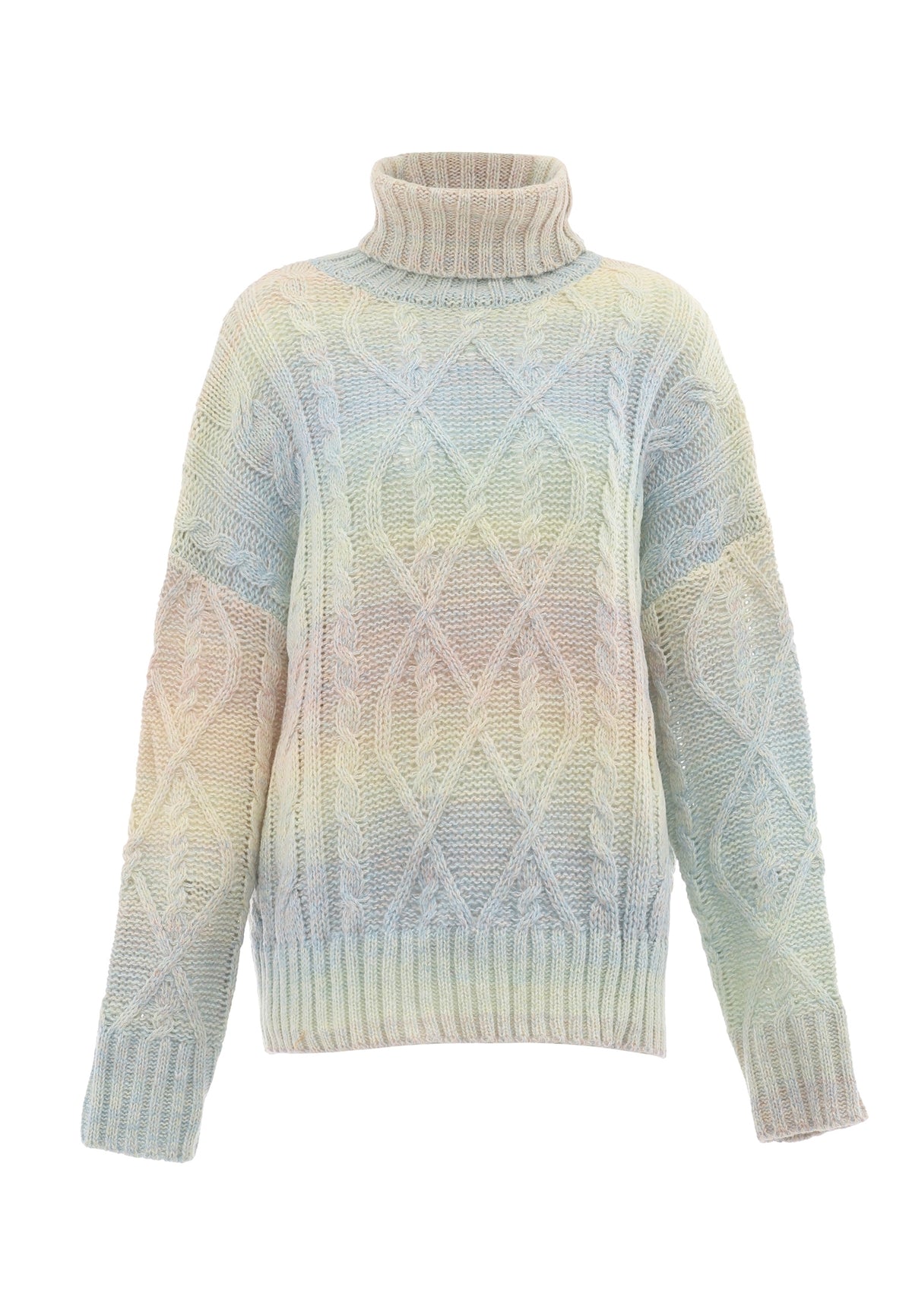 myMo Damen-Rollkragenpullover