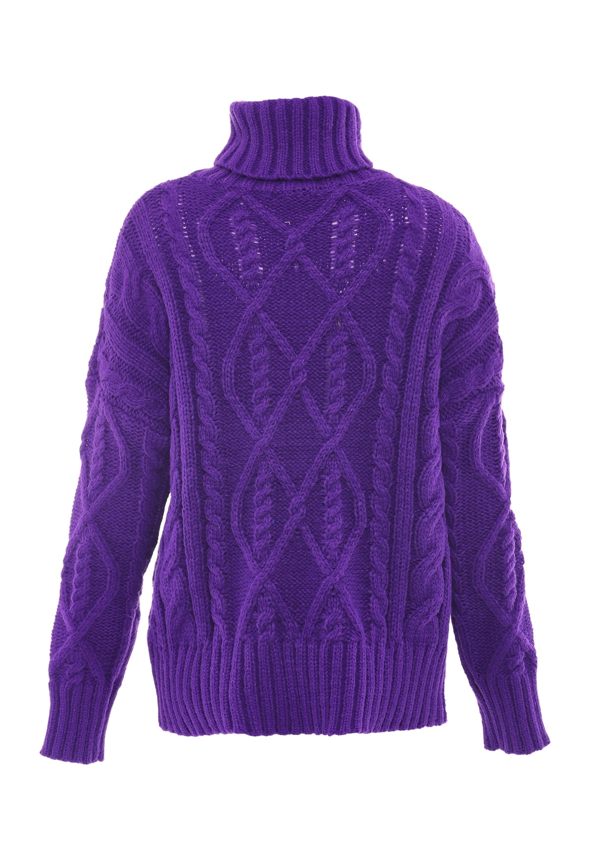 myMo Damen-Rollkragenpullover