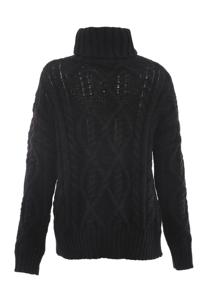 myMo Damen-Rollkragenpullover
