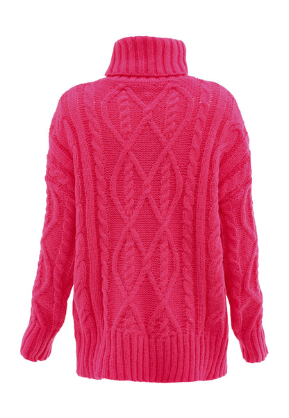 myMo Damen-Rollkragenpullover