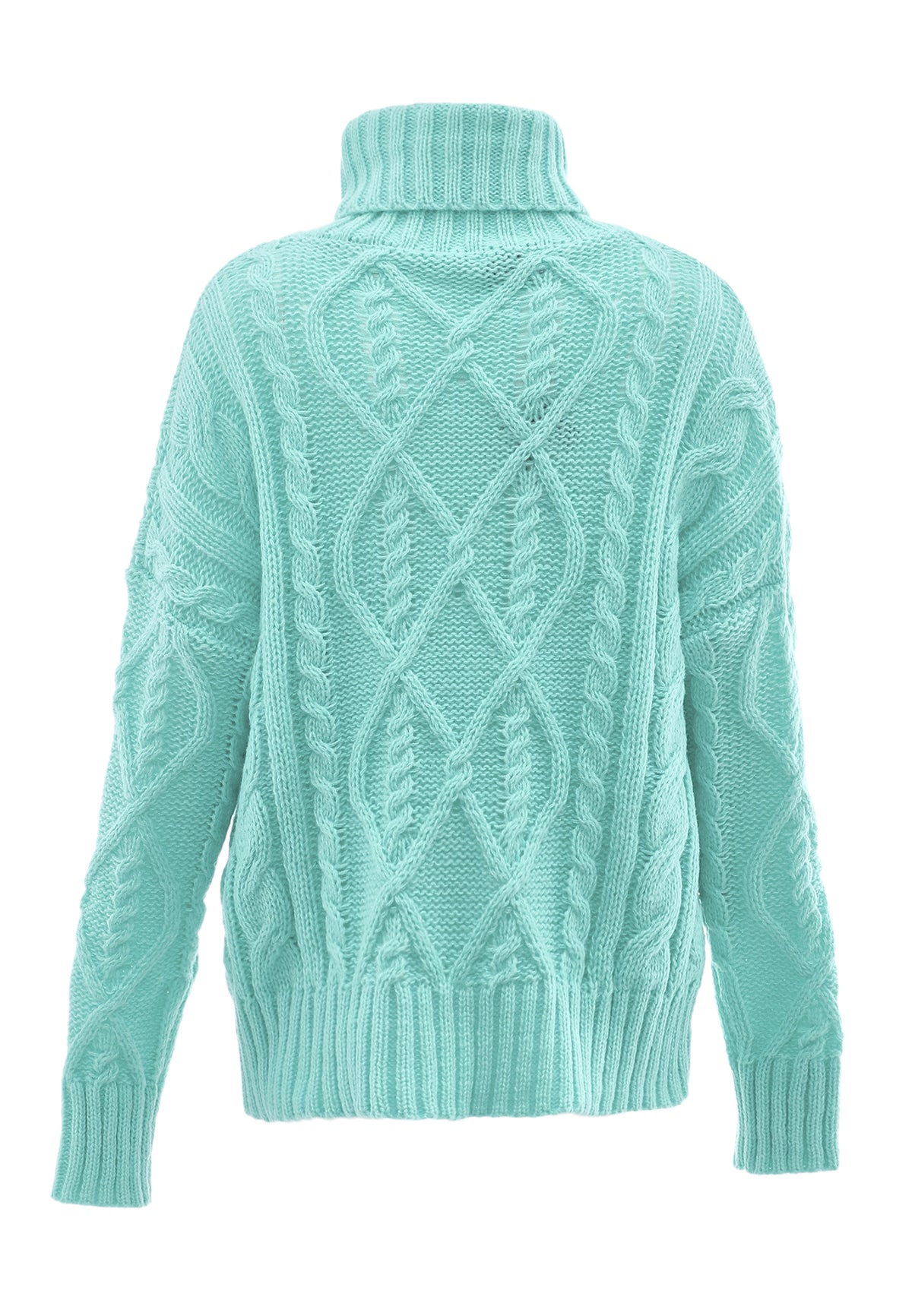 myMo Damen-Rollkragenpullover