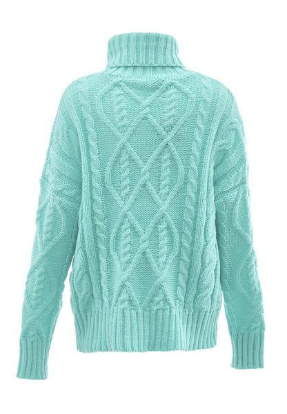 myMo Damen-Rollkragenpullover