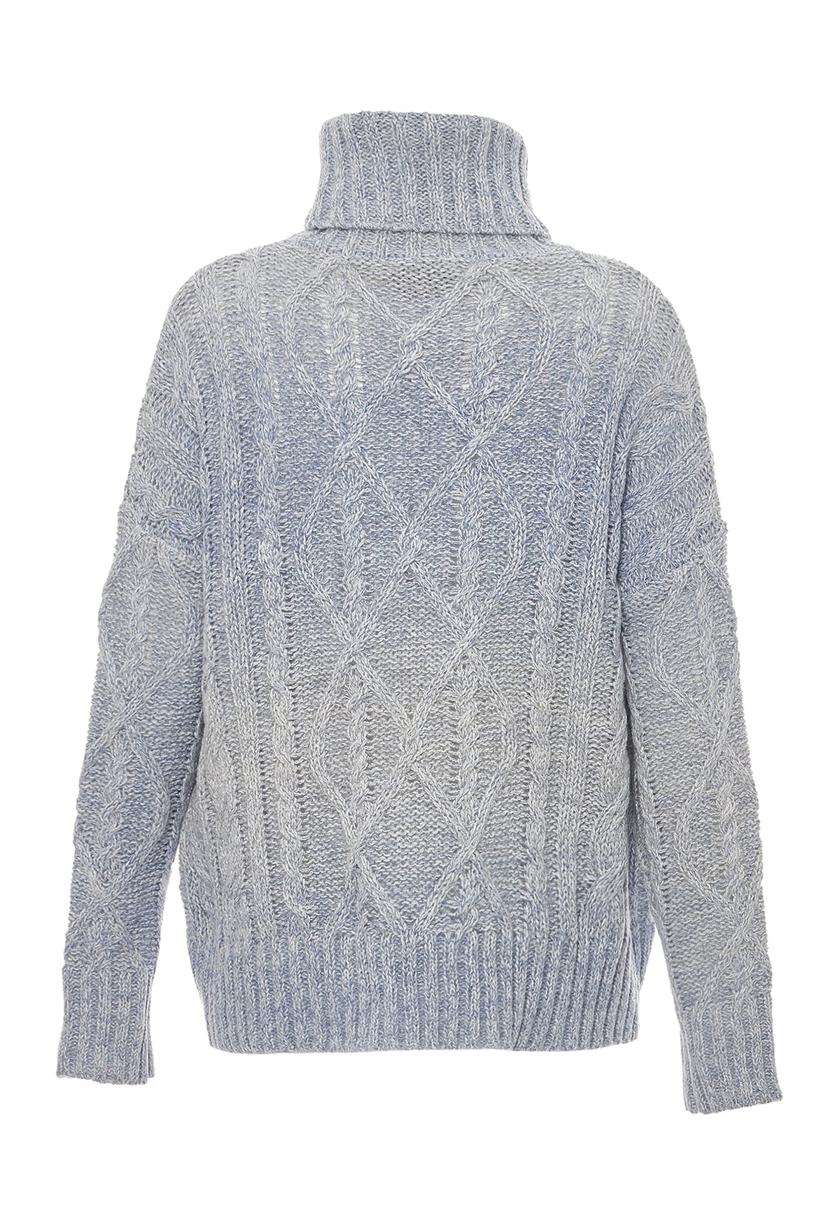 myMo Damen-Rollkragenpullover