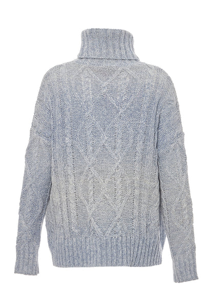 myMo Damen-Rollkragenpullover