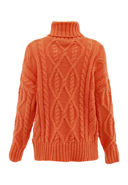 myMo Damen-Rollkragenpullover