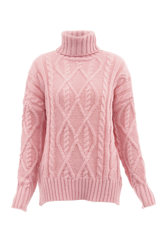 Damski sweter z golfem myMo