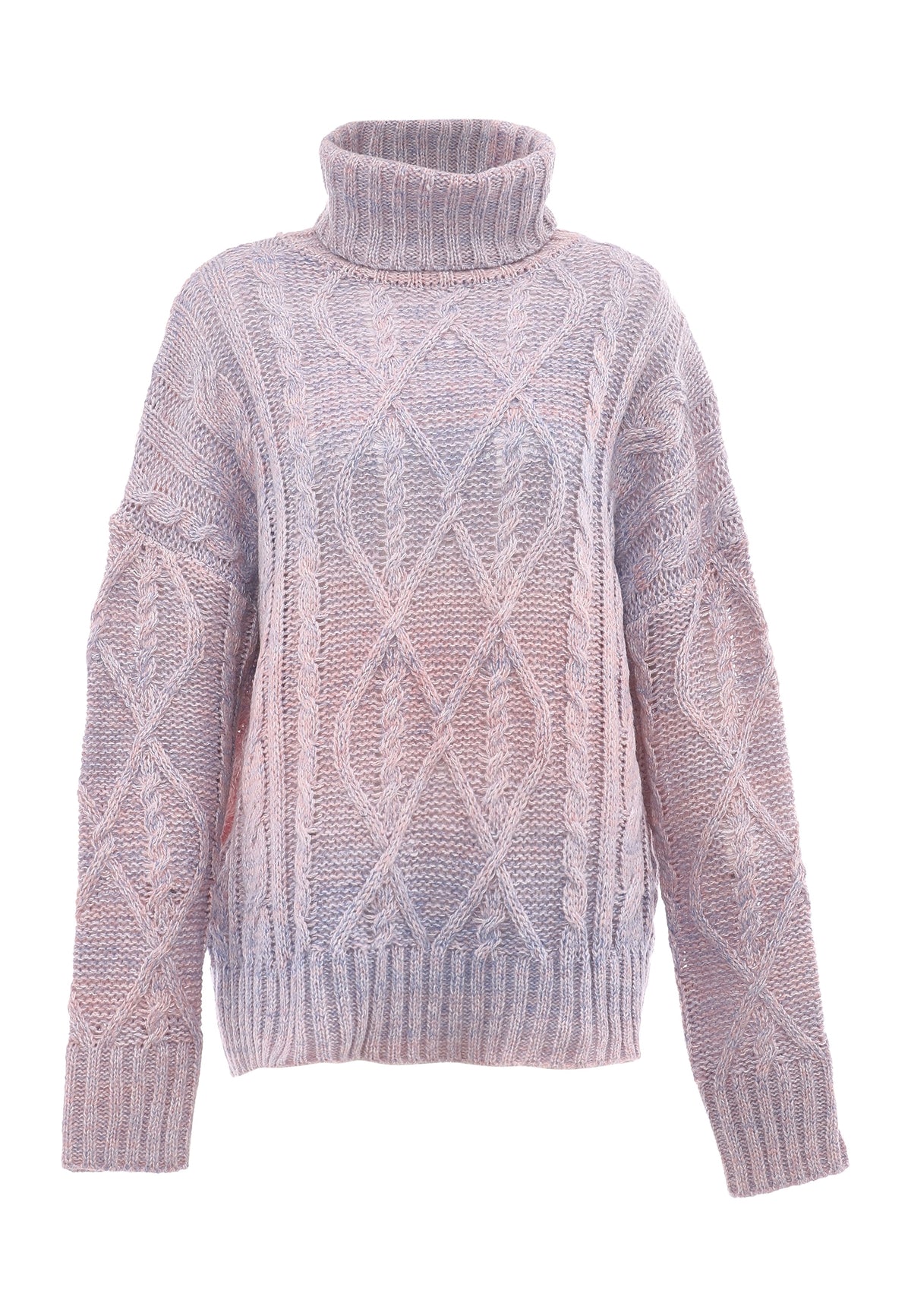 myMo Damen-Rollkragenpullover