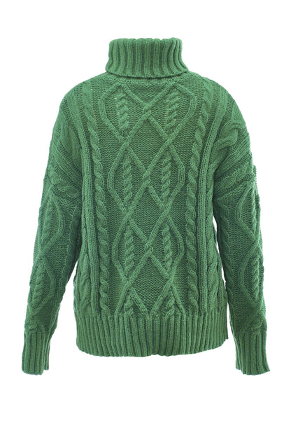myMo Damen-Rollkragenpullover