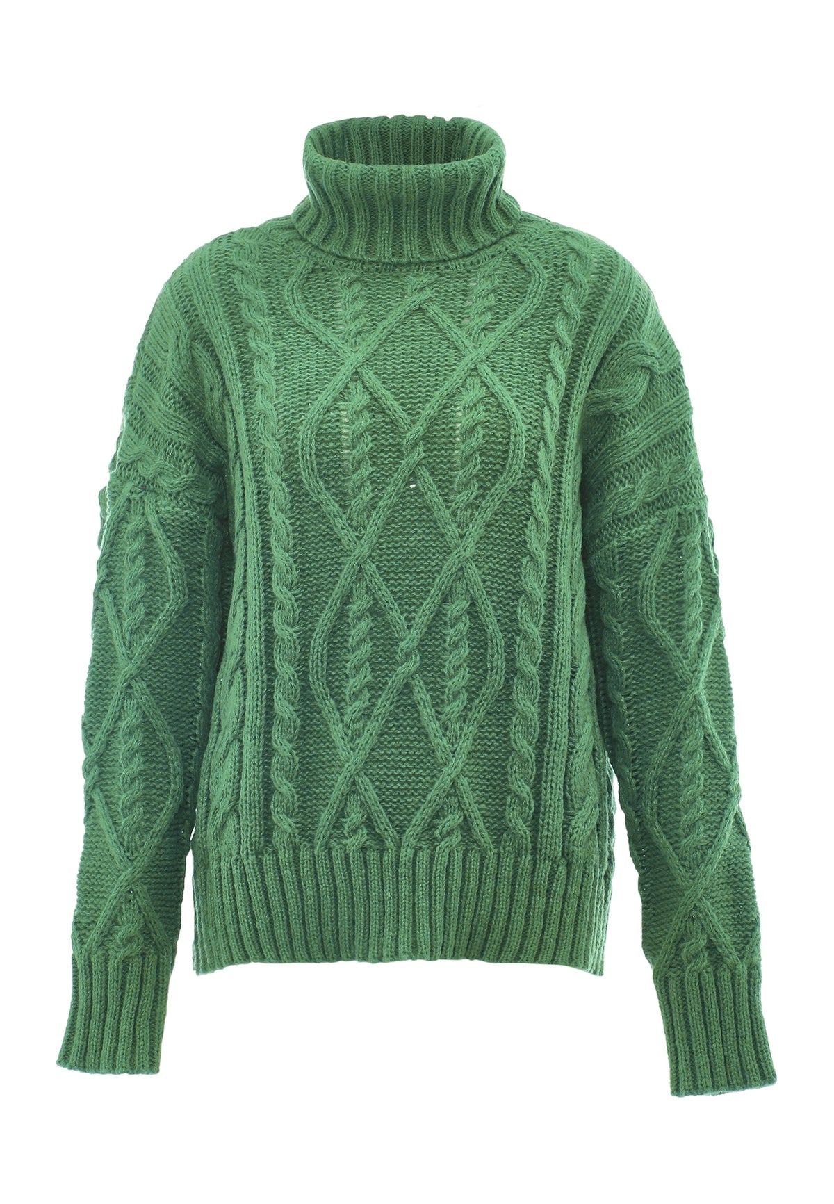 myMo Damen-Rollkragenpullover