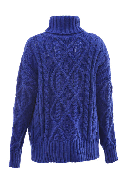 myMo Damen-Rollkragenpullover