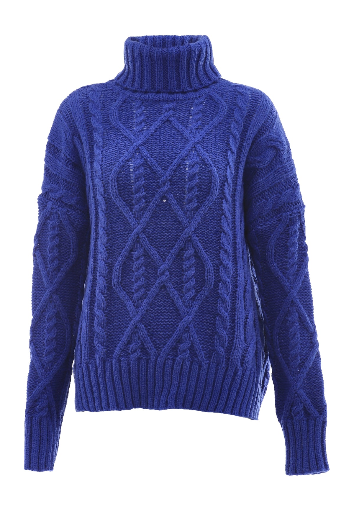 myMo Damen-Rollkragenpullover