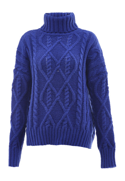 myMo Damen-Rollkragenpullover
