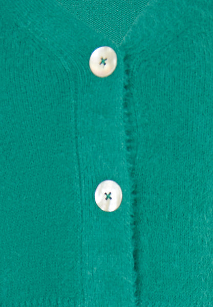myMo Damen Strickjacke mit Kragen