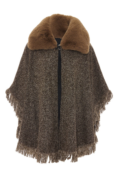 FRAULLY Women's Poncho