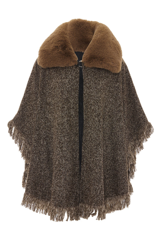 FRAULLY Women's Poncho