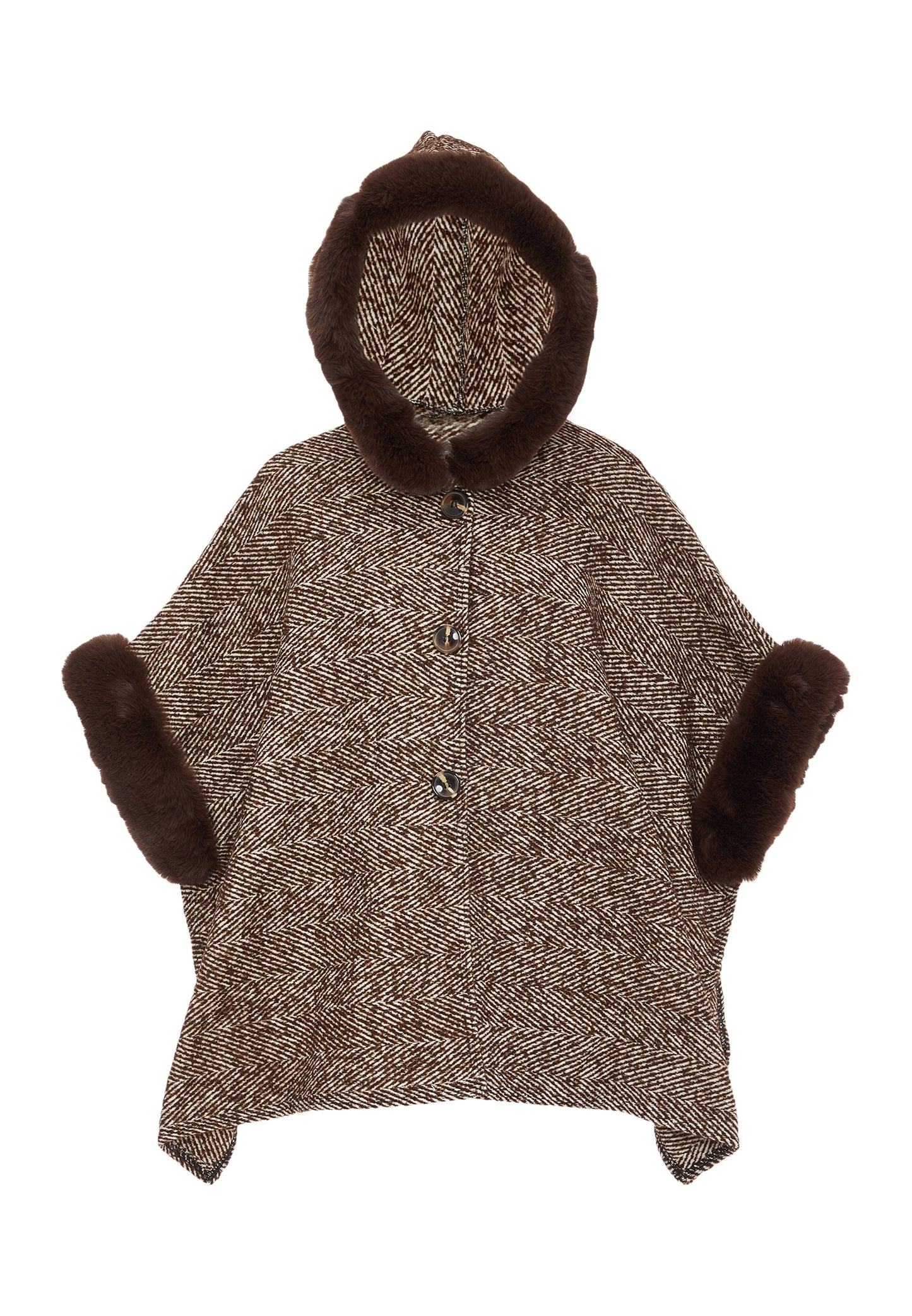 FRAULLY Women's Poncho