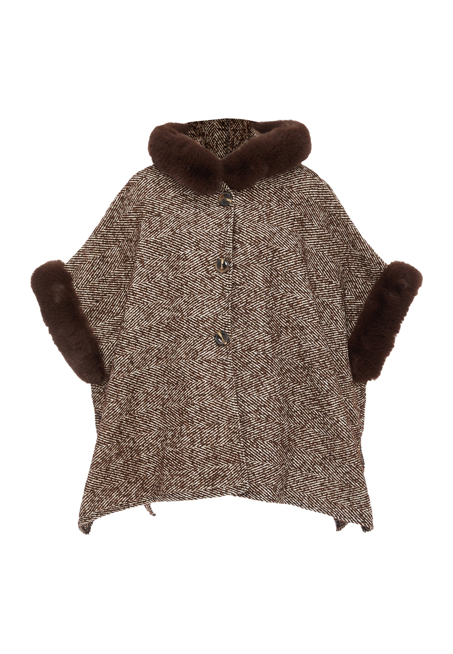FRAULLY Women's Poncho