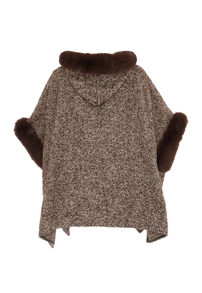 FRAULLY Women's Poncho