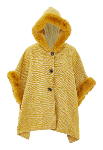 FRAULLY Women's Poncho