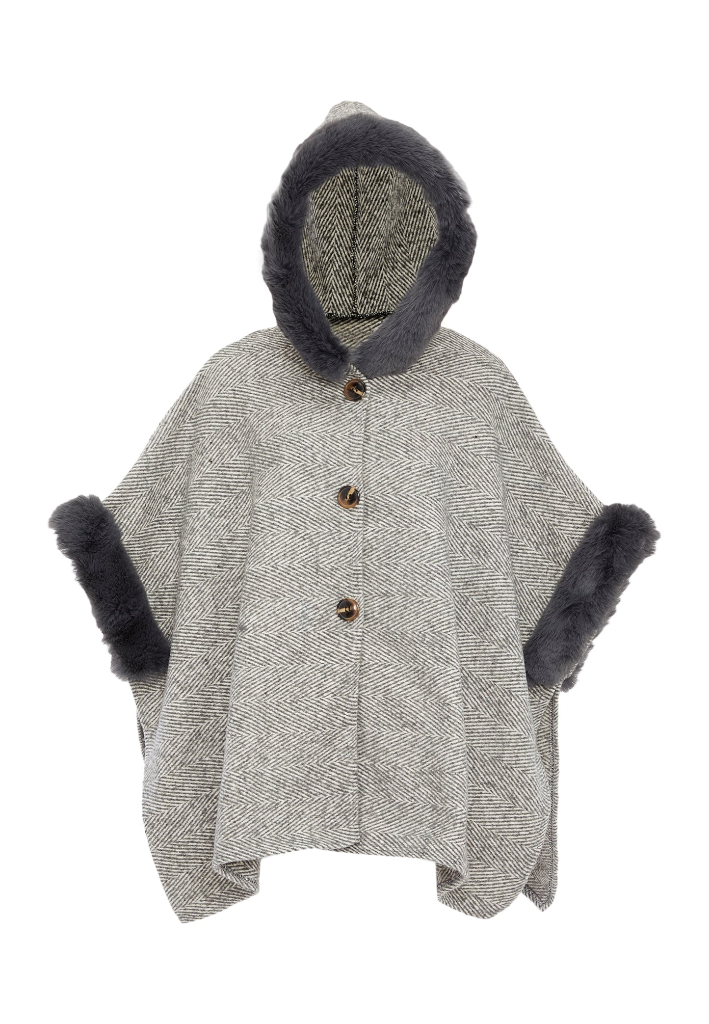 FRAULLY Women's Poncho