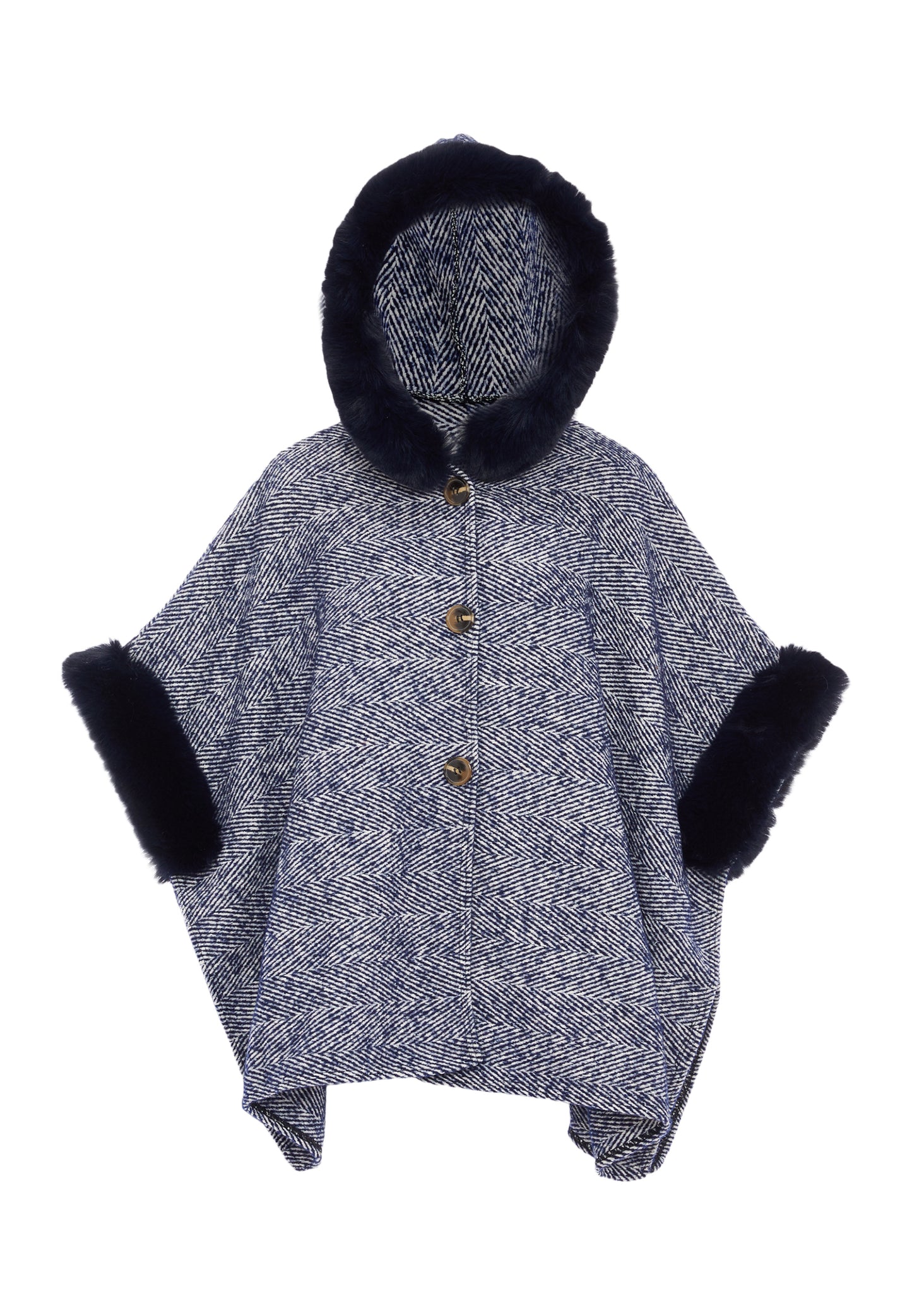 FRAULLY Women's Poncho