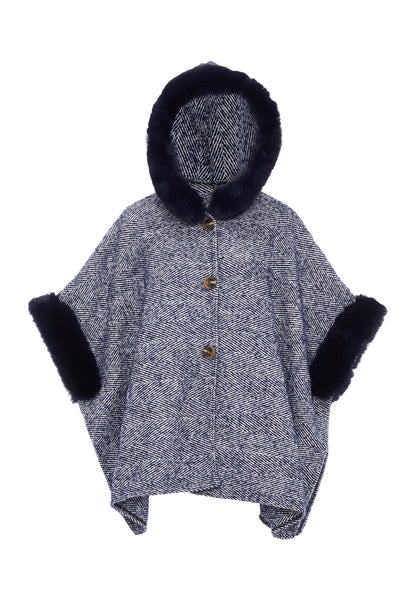 FRAULLY Women's Poncho