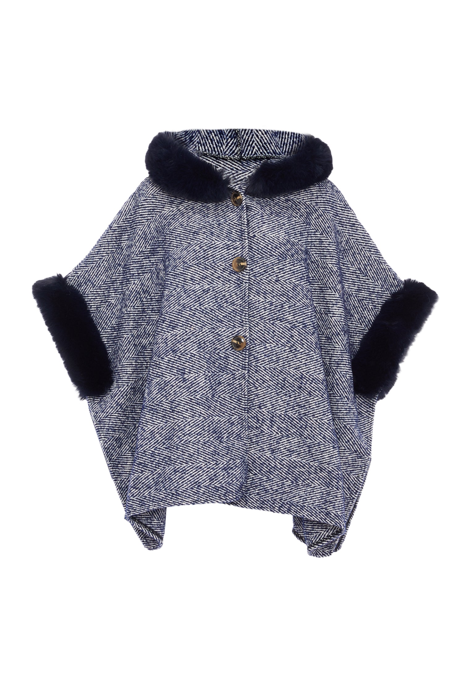 FRAULLY Women's Poncho