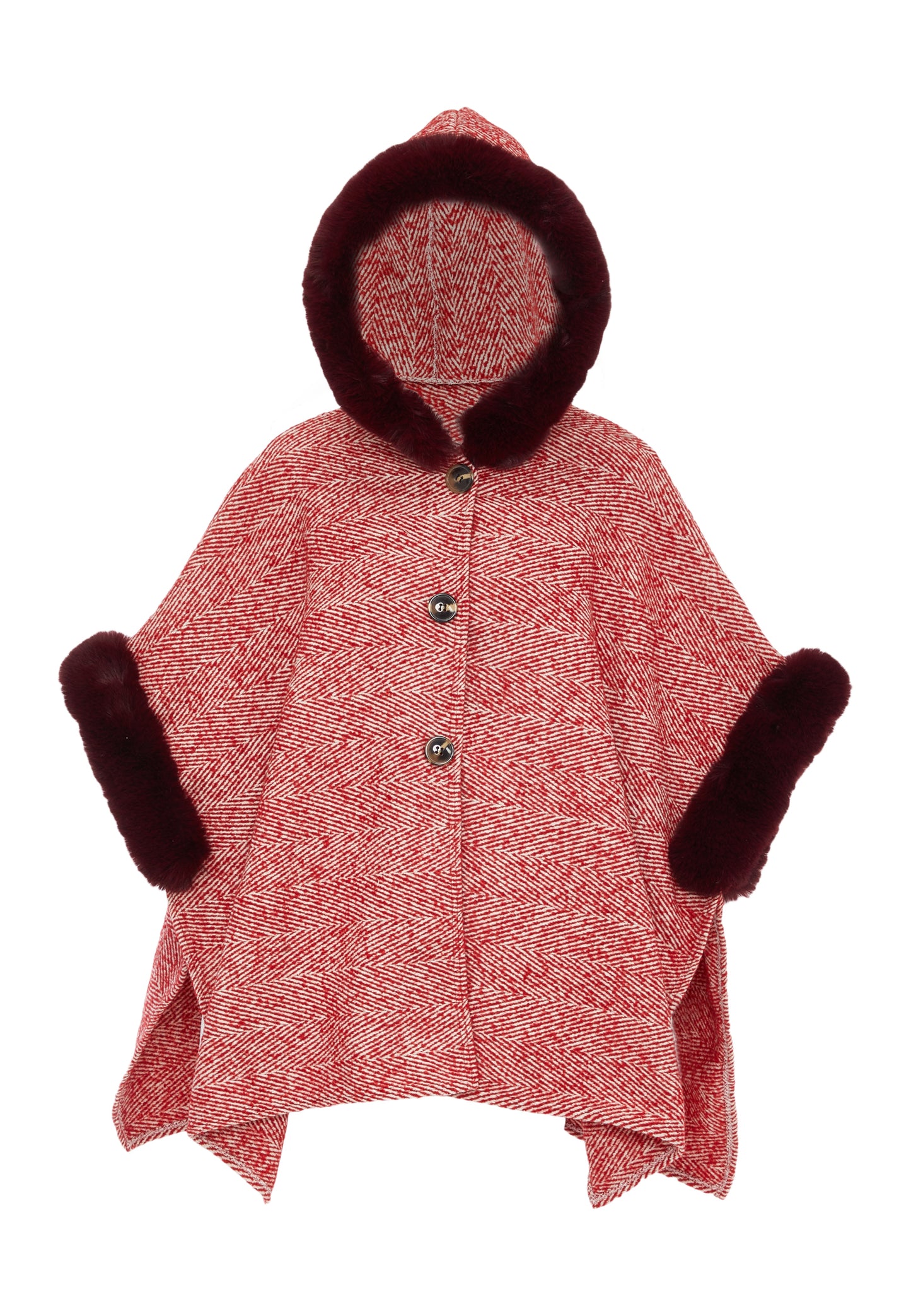 FRAULLY Women's Poncho