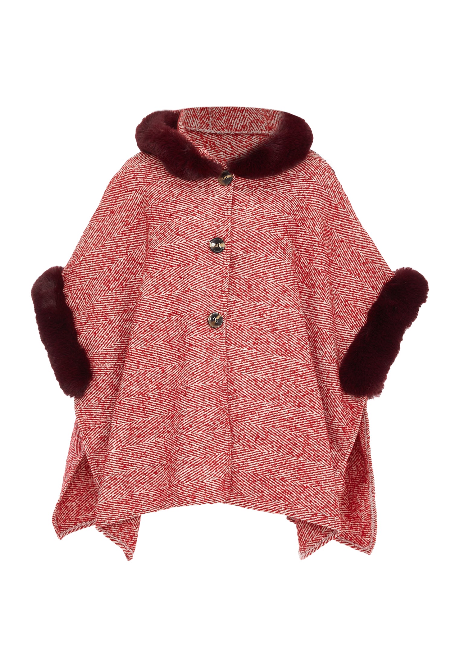 FRAULLY Women's Poncho