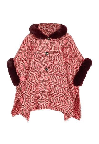 FRAULLY Women's Poncho