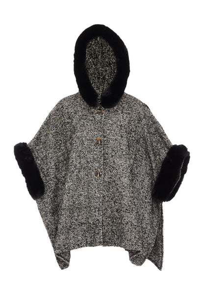 FRAULLY Women's Poncho