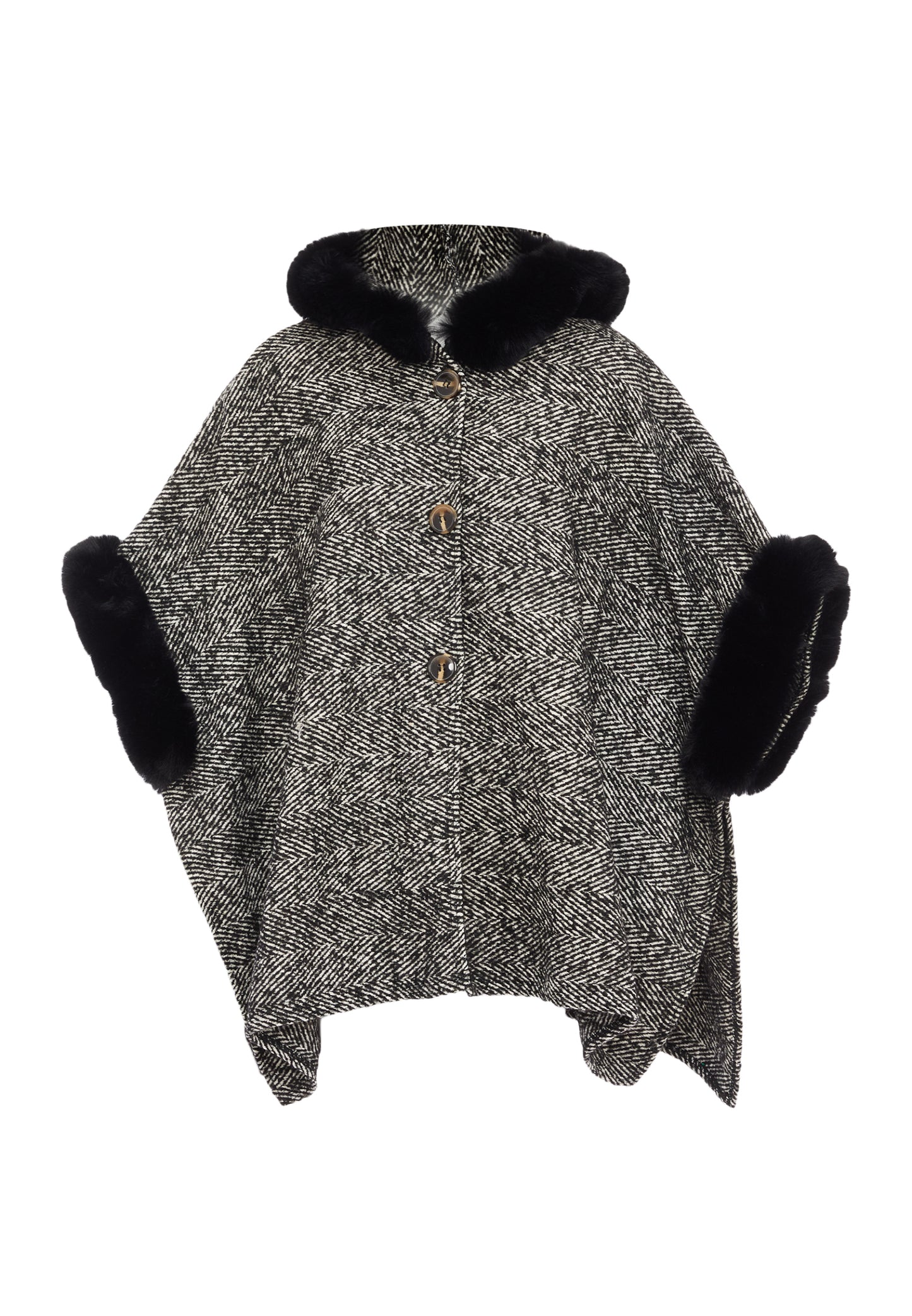 FRAULLY Women's Poncho