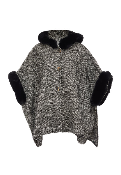 FRAULLY Women's Poncho