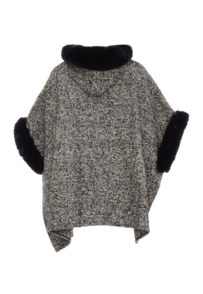 FRAULLY Women's Poncho