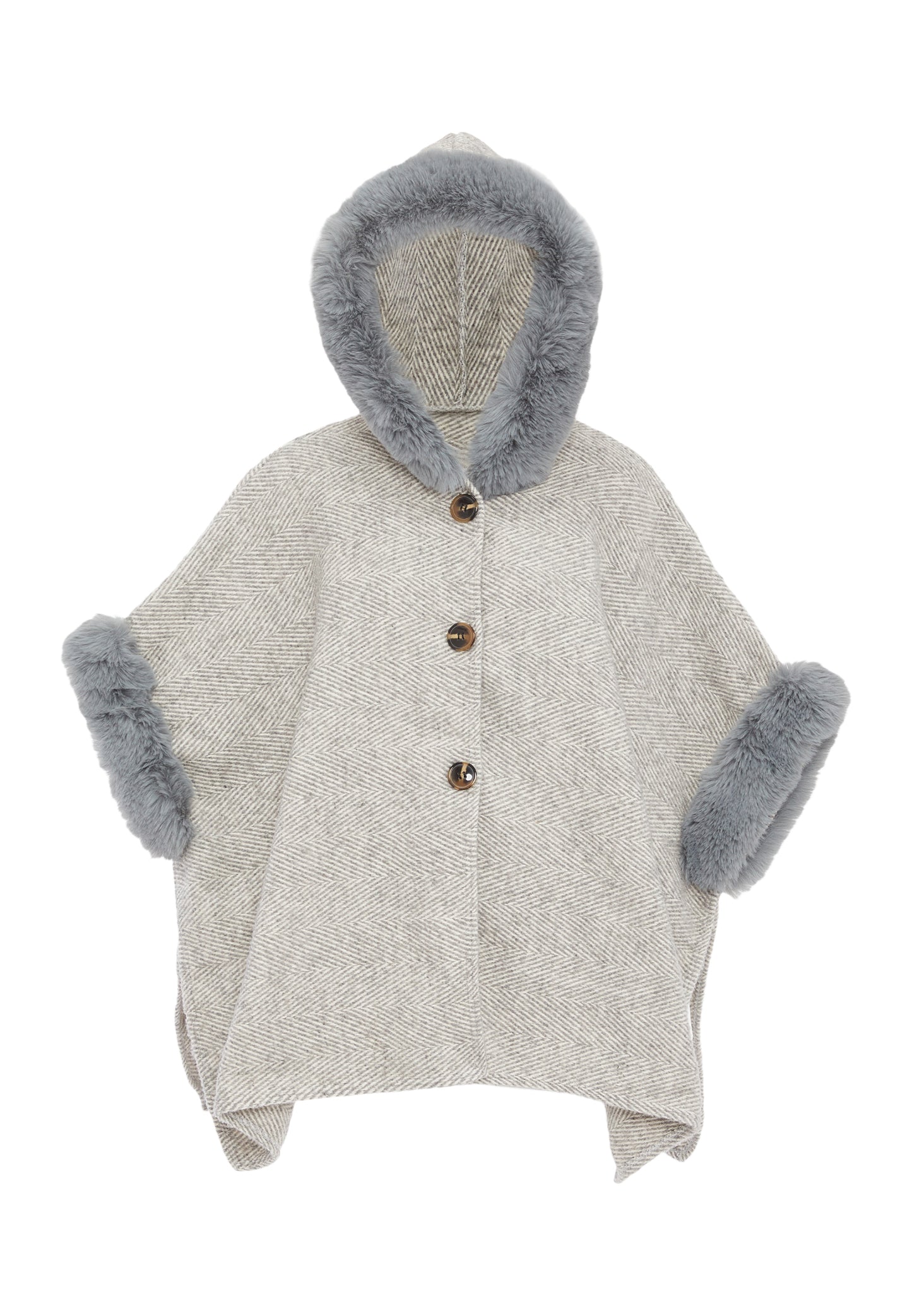 FRAULLY Women's Poncho