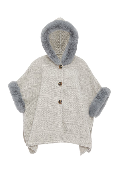FRAULLY Women's Poncho