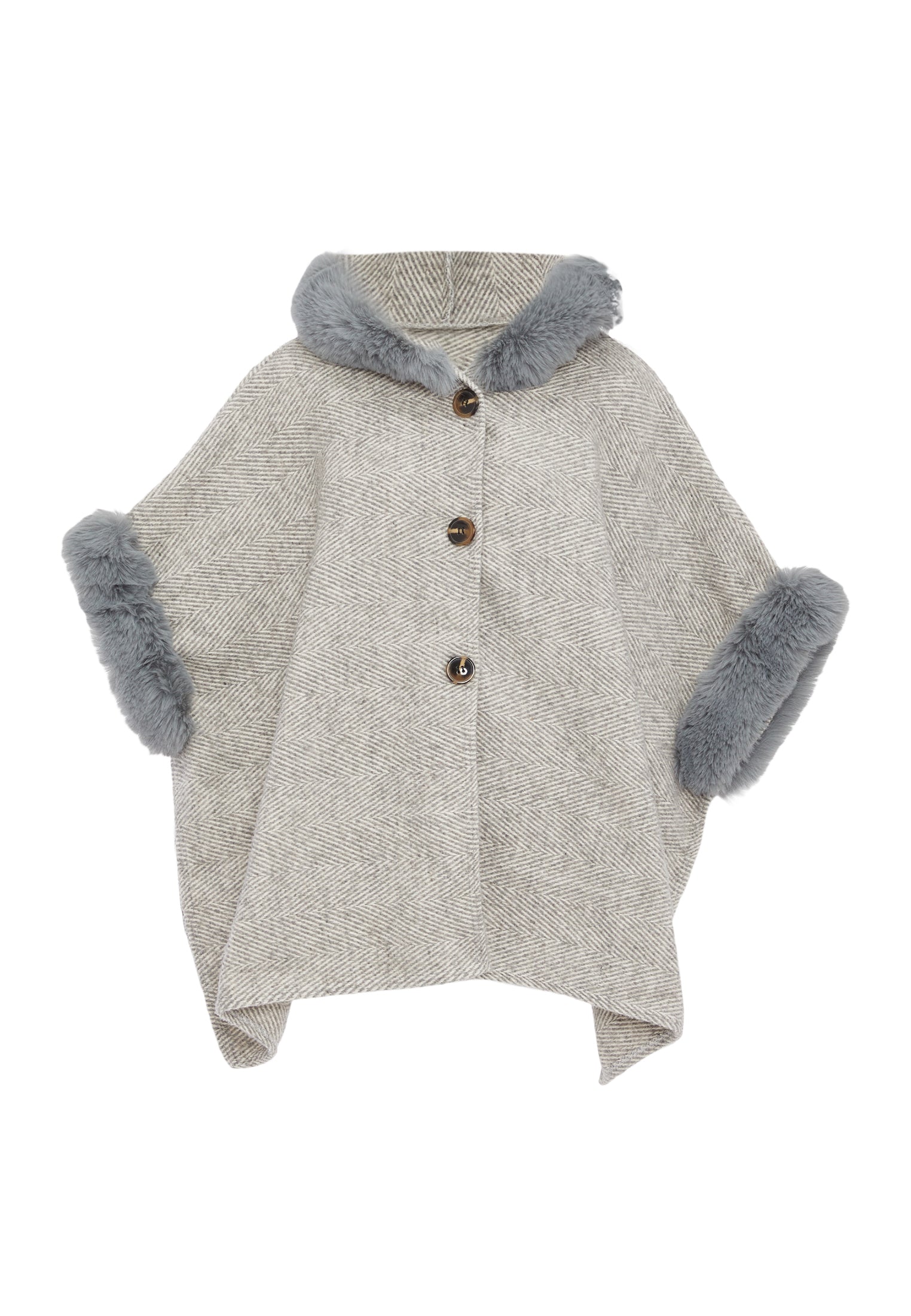 FRAULLY Women's Poncho