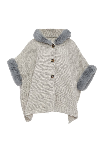 FRAULLY Women's Poncho