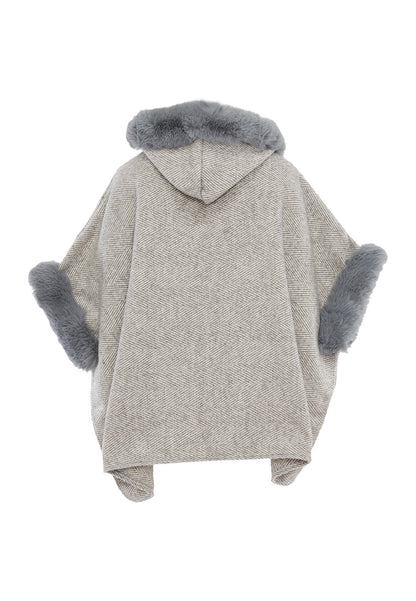 FRAULLY Women's Poncho