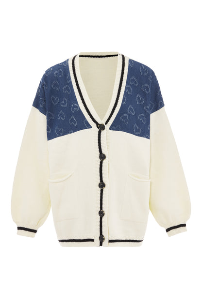 SANIKA Damen Strickjacke