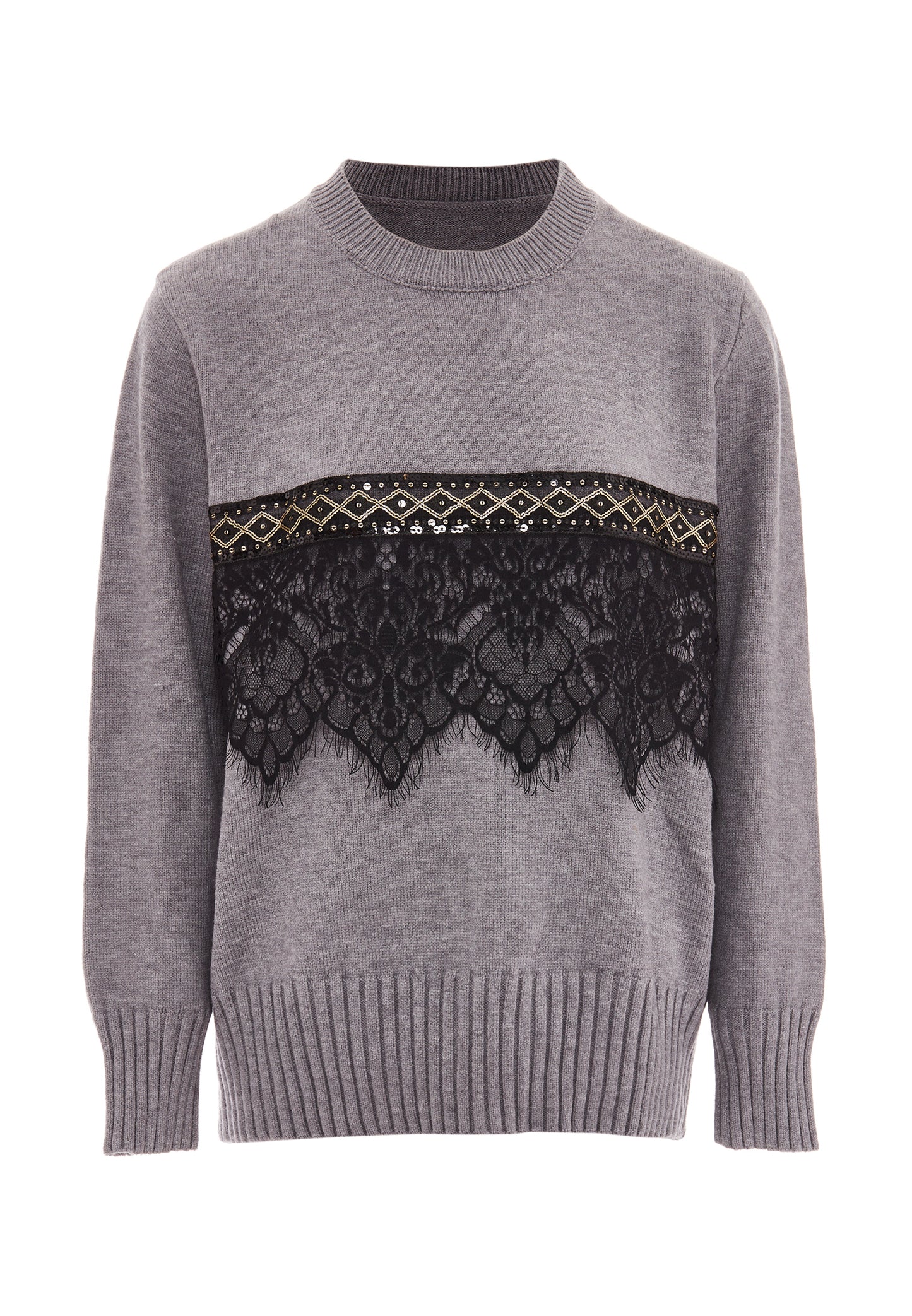 caissa Damen-Strickpullover