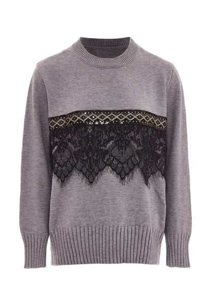 caissa Damen-Strickpullover