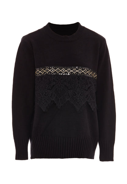 caissa Damen-Strickpullover