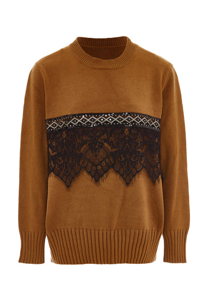 caissa Damen-Strickpullover